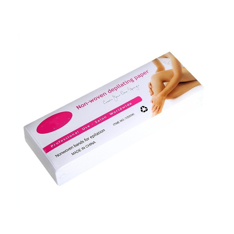 Glatte Oberfläche tragbare nicht gewebte Depilatory -Streifen für alle Haut